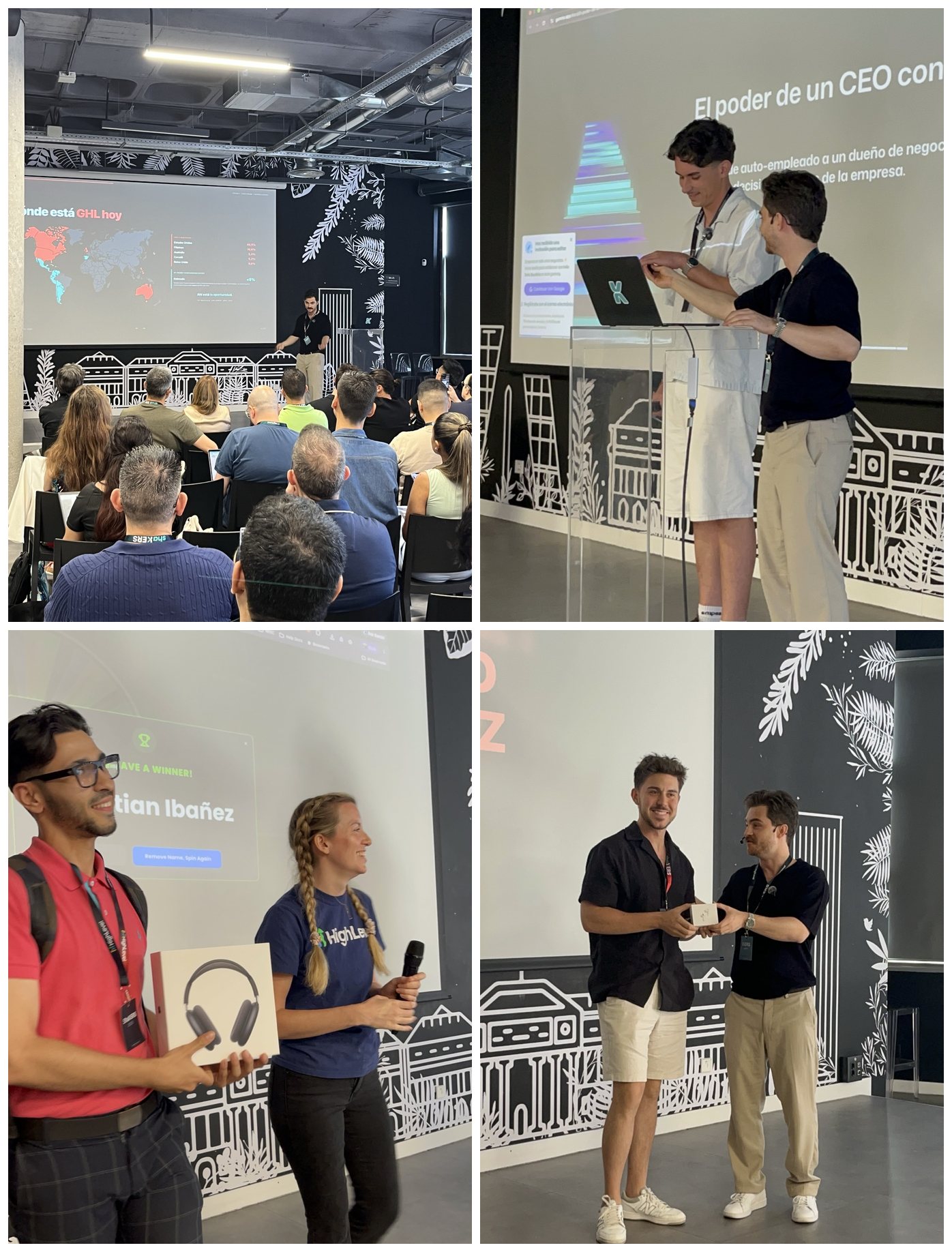 Momentos del evento GoHighLevel ShaKERS 2026 en Madrid