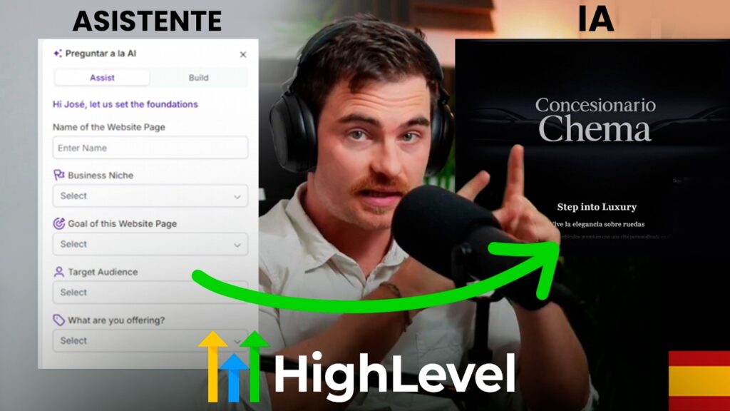 Crear web con ai studio de gohighlevel — Chema Aznar (Kers Agency)