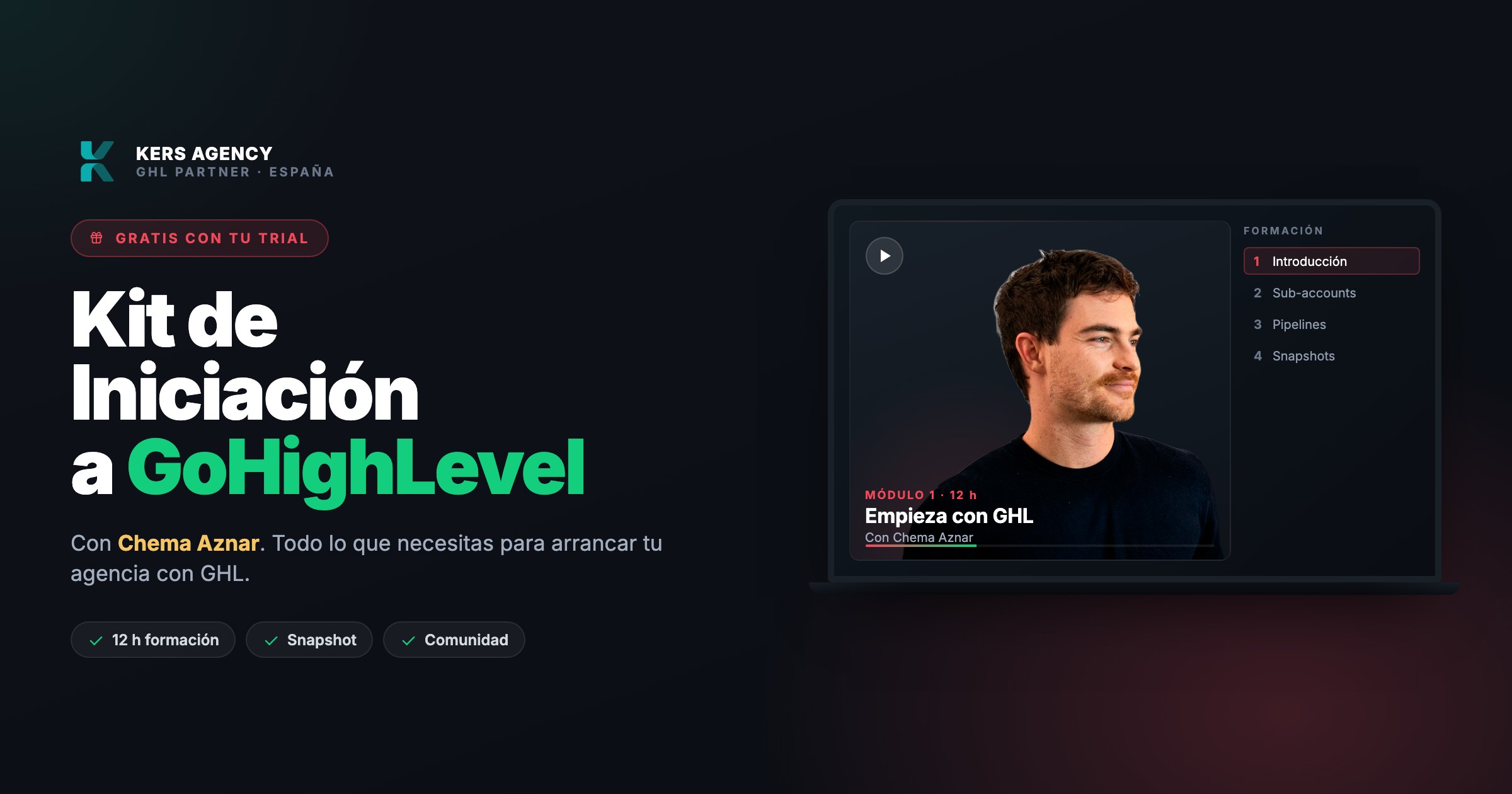 Kit de Iniciación a GoHighLevel · KERS Agency